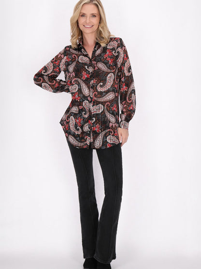 Usha Bluse Damen gemustert