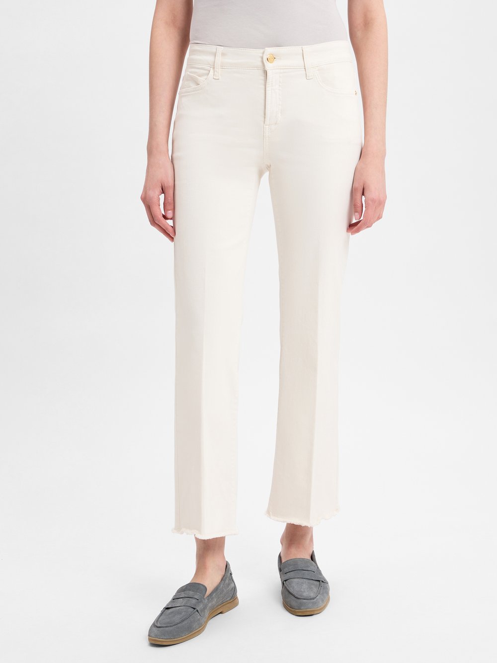 Cambio Straight-Jeans Damen Baumwolle