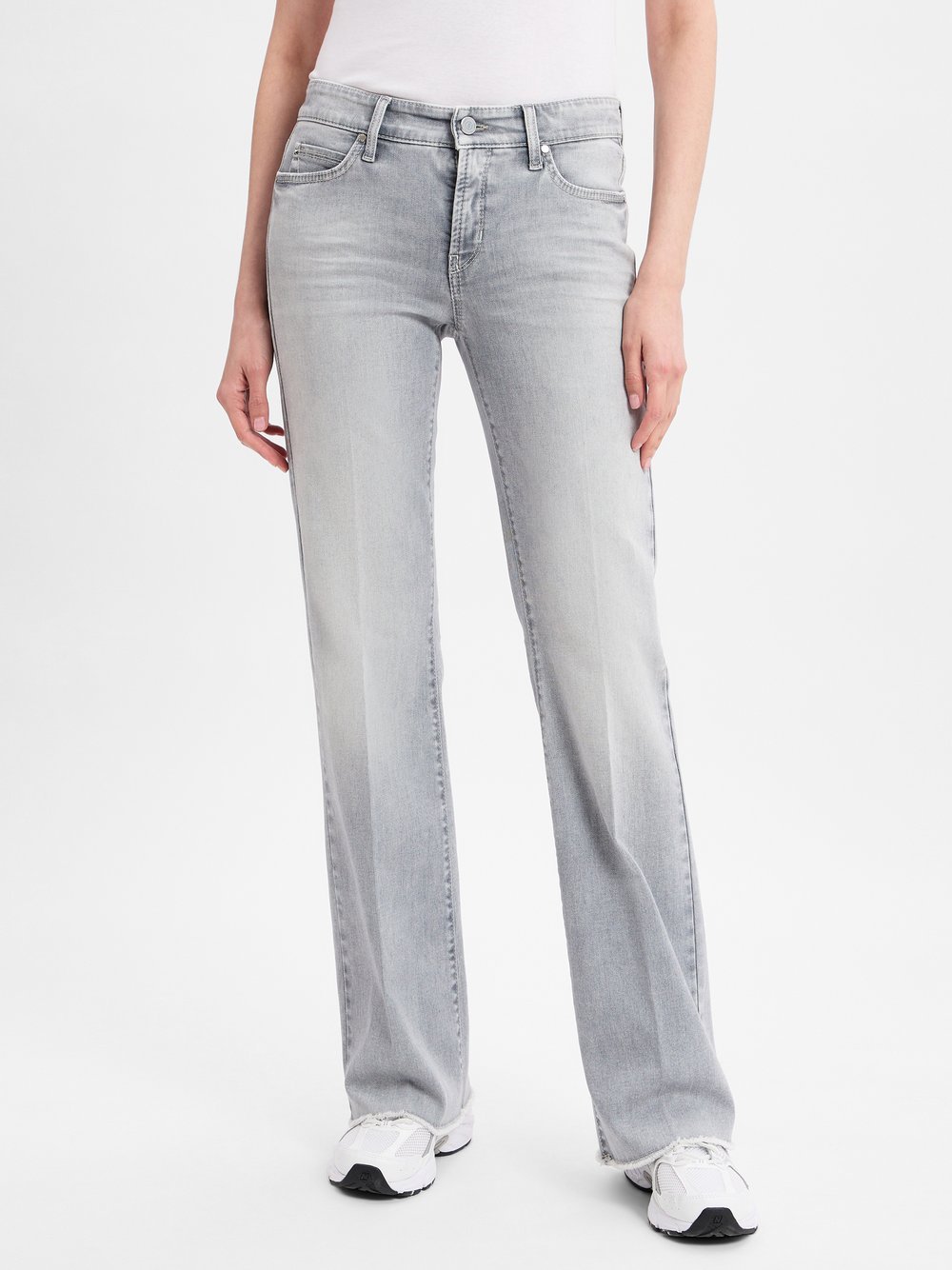 Cambio Bootcut-Jeans Damen Baumwolle