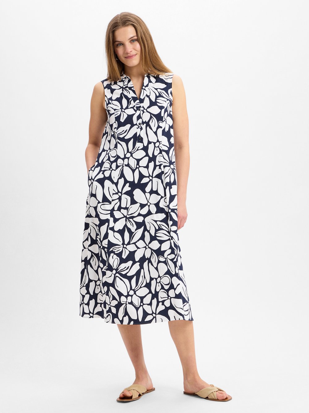 Robe Légère Freizeitkleid Damen Baumwolle gemustert