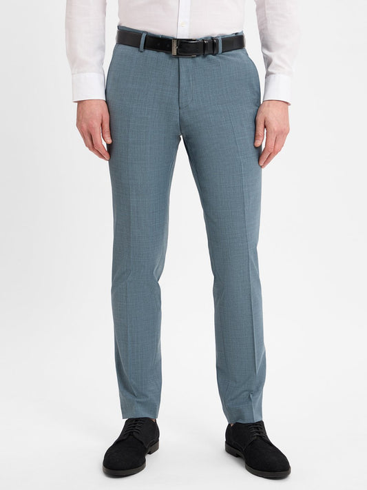 CG - CLUB of GENTS Baukasten-Hose Herren Slim Fit Wolle