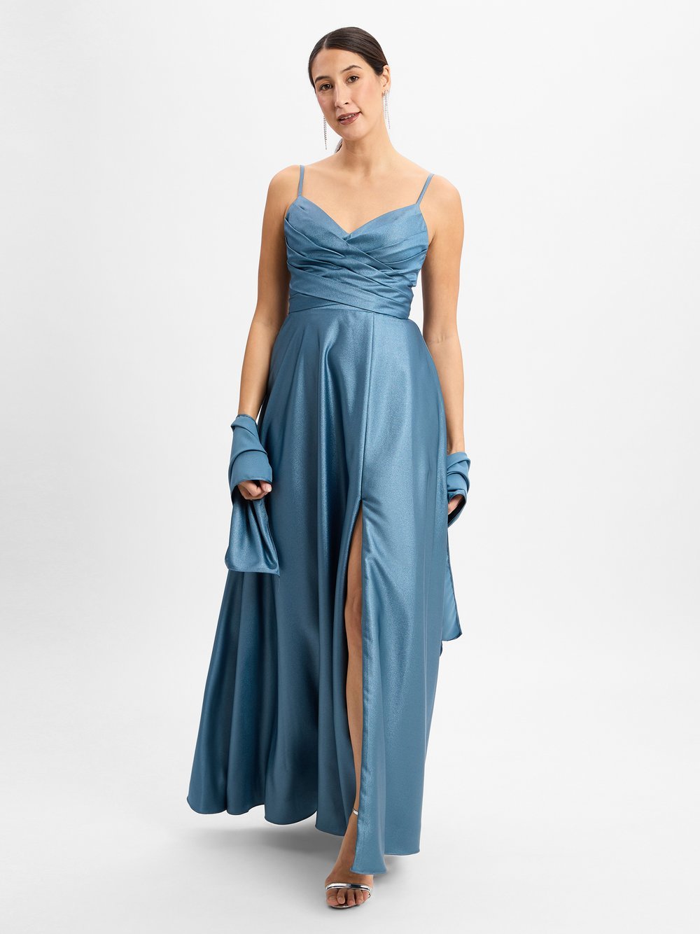 Unique Abendkleid mit Stola Damen