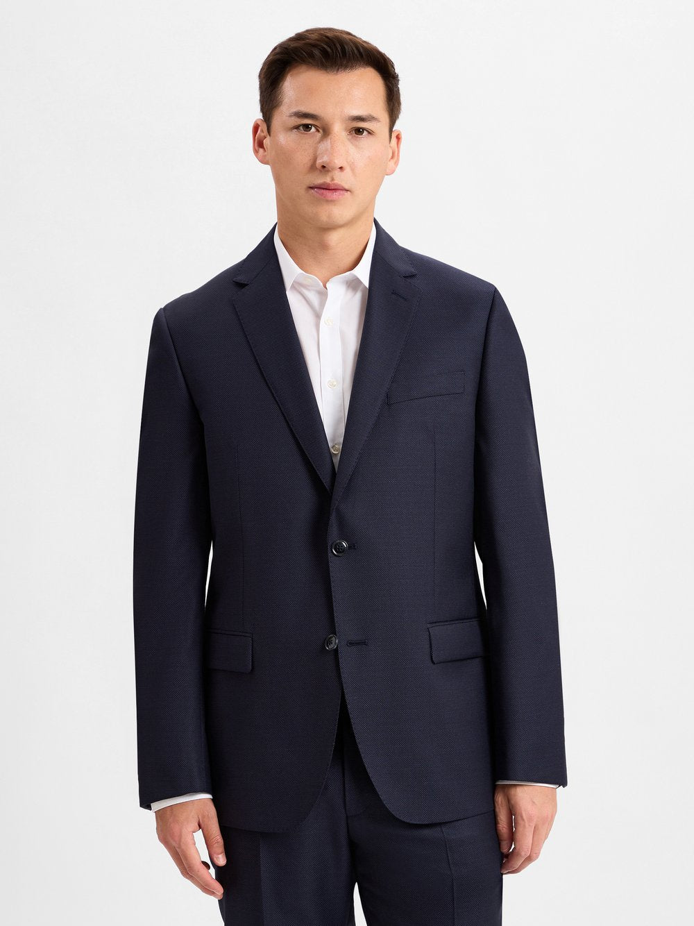 Digel Baukasten-Sakko Herren Modern Fit Schurwolle strukturiert