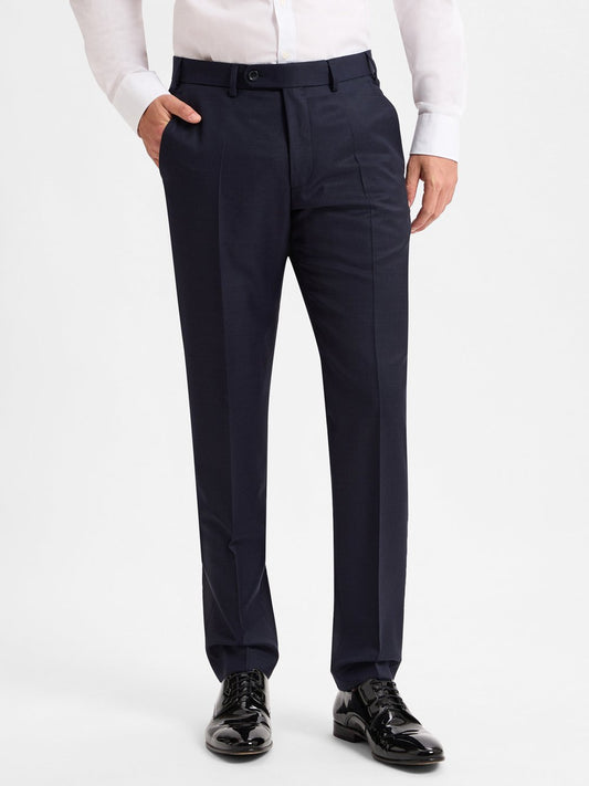 Digel Baukastem-Hose Herren Modern Fit Schurwolle strukturiert