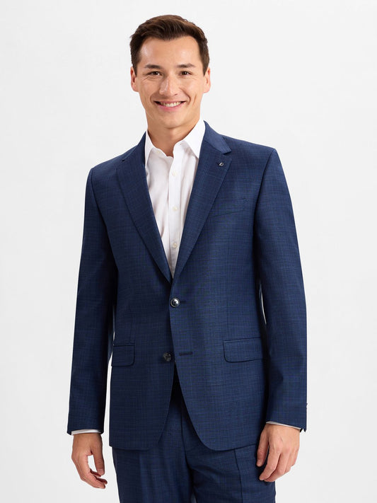 Digel Bukasten-Sakko Herren Modern Fit Schurwolle kariert