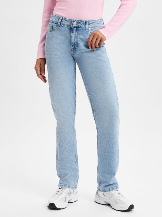 JJXX Straight-fit -Jeans -JXNice SL Straight MW Damen Baumwolle