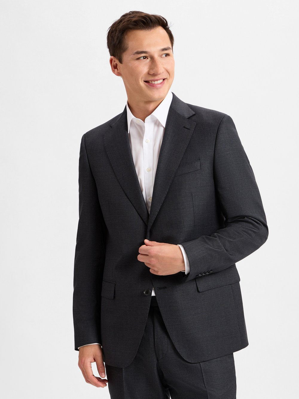 Digel Baukasten-Sakko Herren Modern Fit Schurwolle meliert