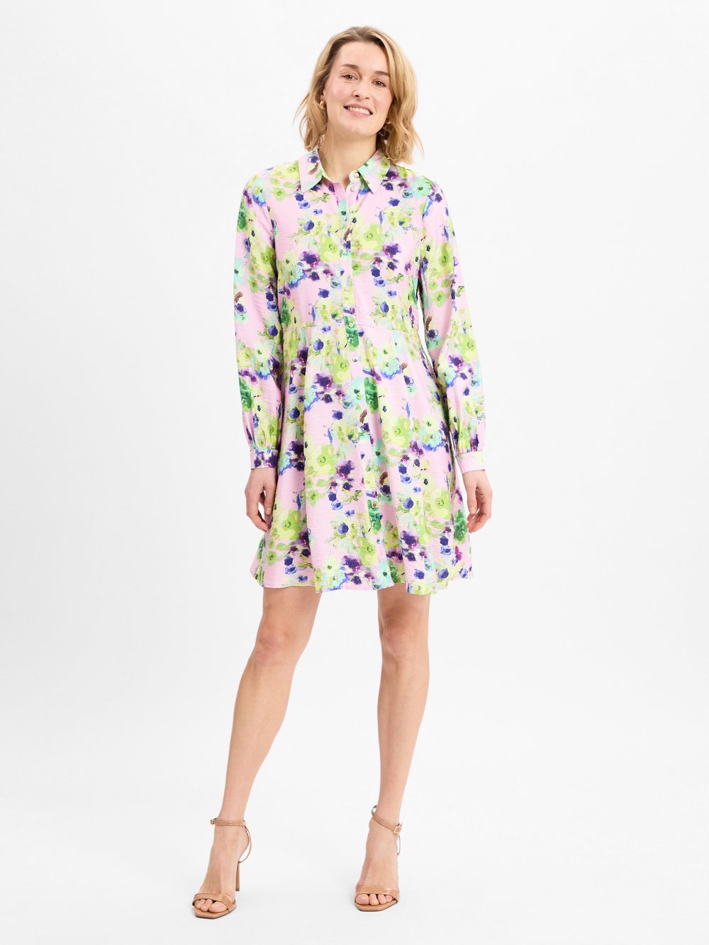 Y.A.S Freizeitkleid Damen Viskose gemustert