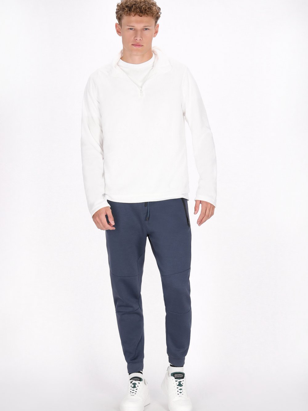 Mo Fleecepullover Herren