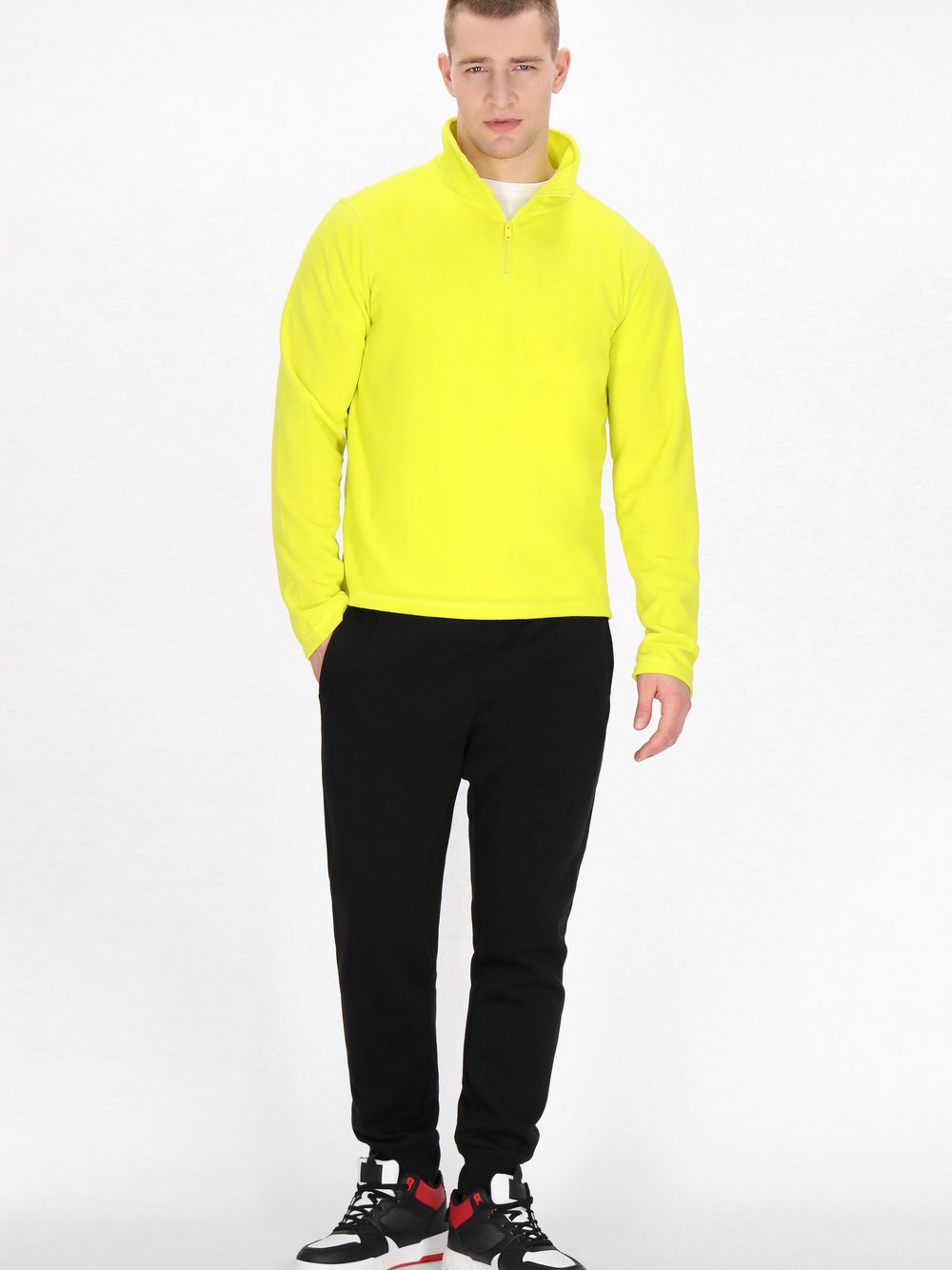 Mo Fleecepullover Herren