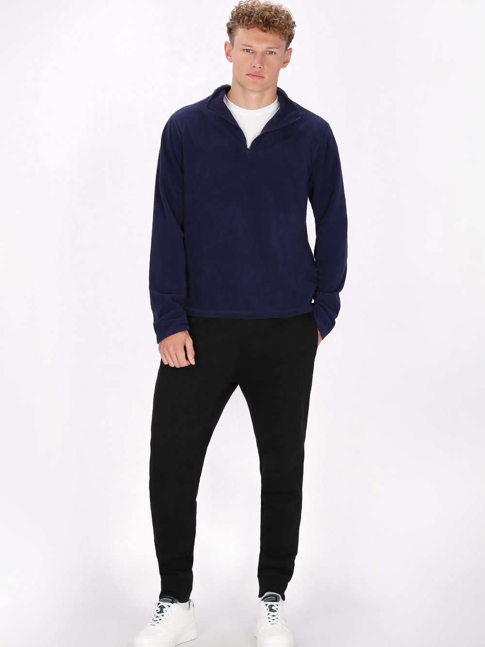 Mo Fleecepullover Herren