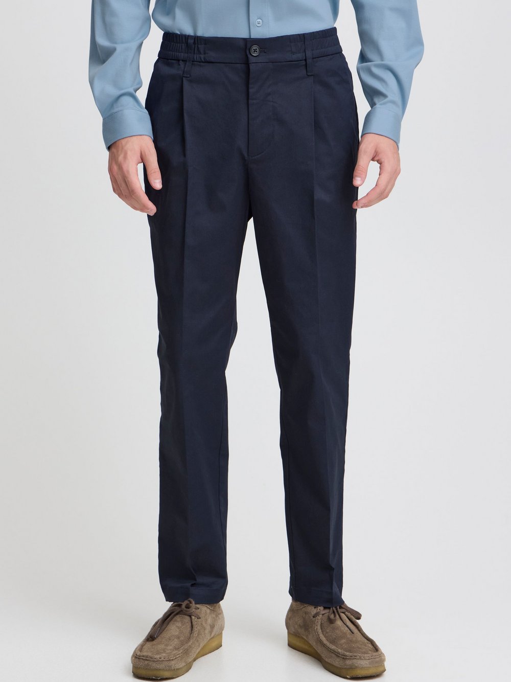 Solid Stoffhose Herren Baumwolle