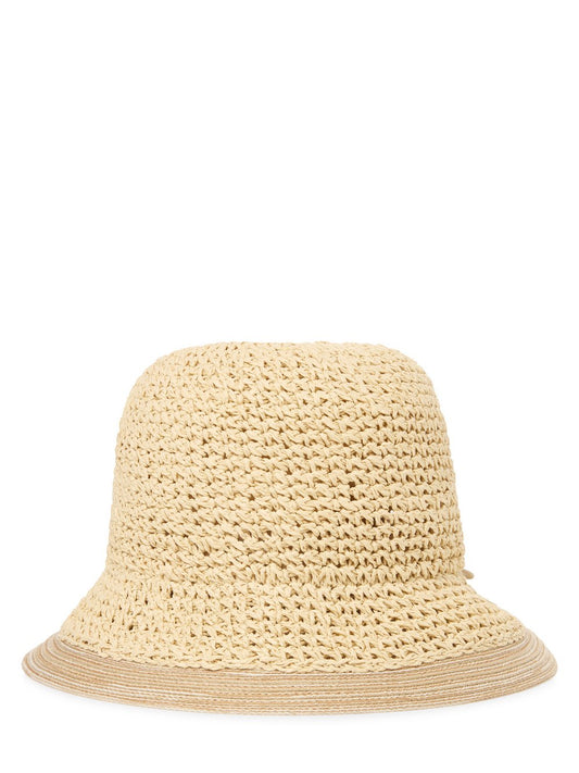 Marie Lund Hut Damen Papier strukturiert