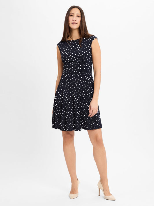 Ambiance Freizeitkleid Damen gepunktet