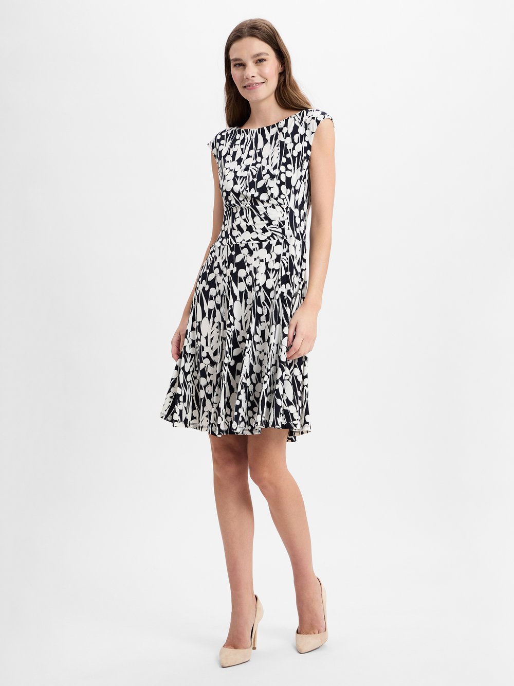Ambiance Freizeitkleid Damen gepunktet