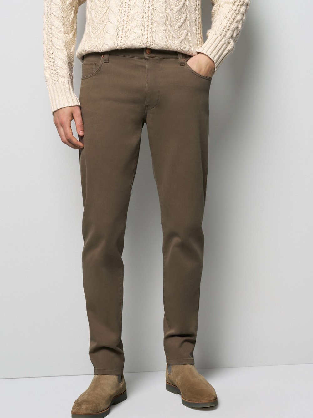 MEYER Five-Pocket Chino Herren Baumwolle