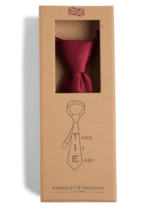 Finshley & Harding London Reißverschluss-Krawatte aus Seide Herren