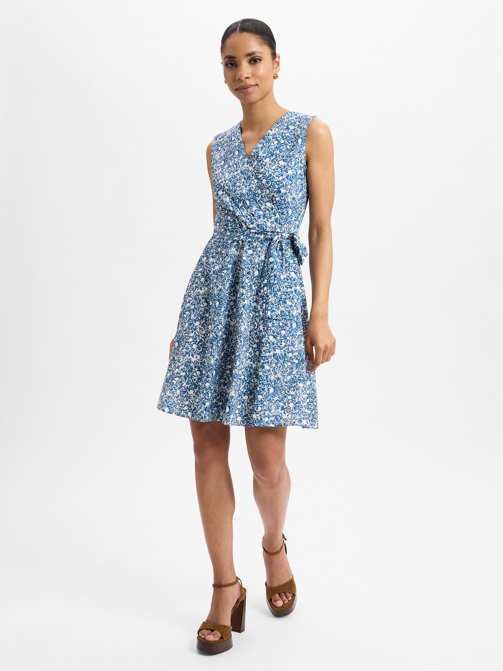 Weekend Max Mara Jerseykleid Damen Baumwolle gemustert