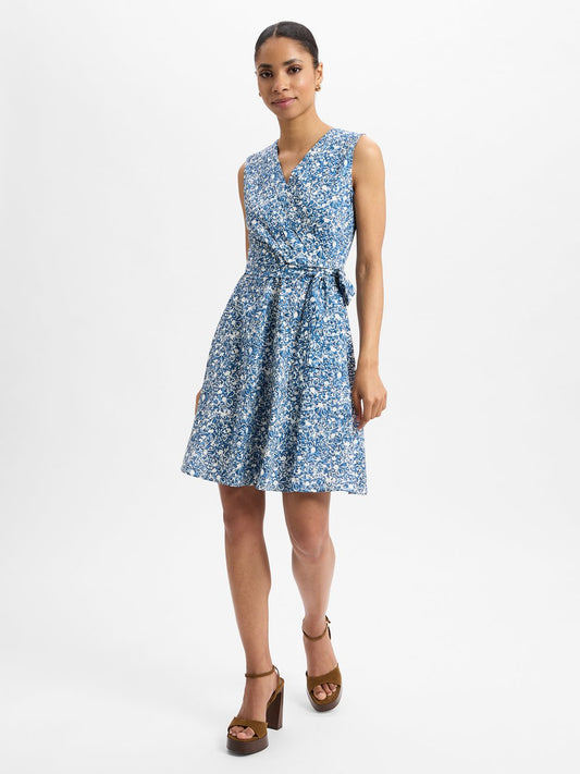 Weekend Max Mara Jerseykleid Damen Baumwolle gemustert