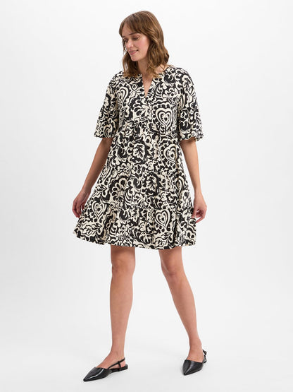 Weekend Max Mara Jerseykleid Damen Baumwolle gemustert