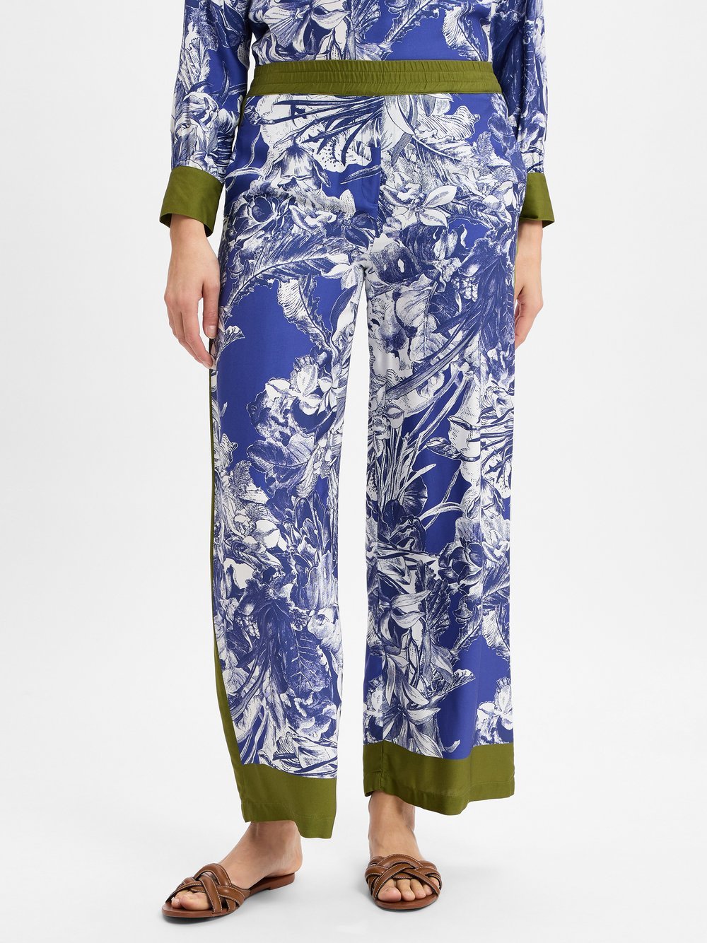 Emily van den Bergh Culotte Damen Viskose gemustert