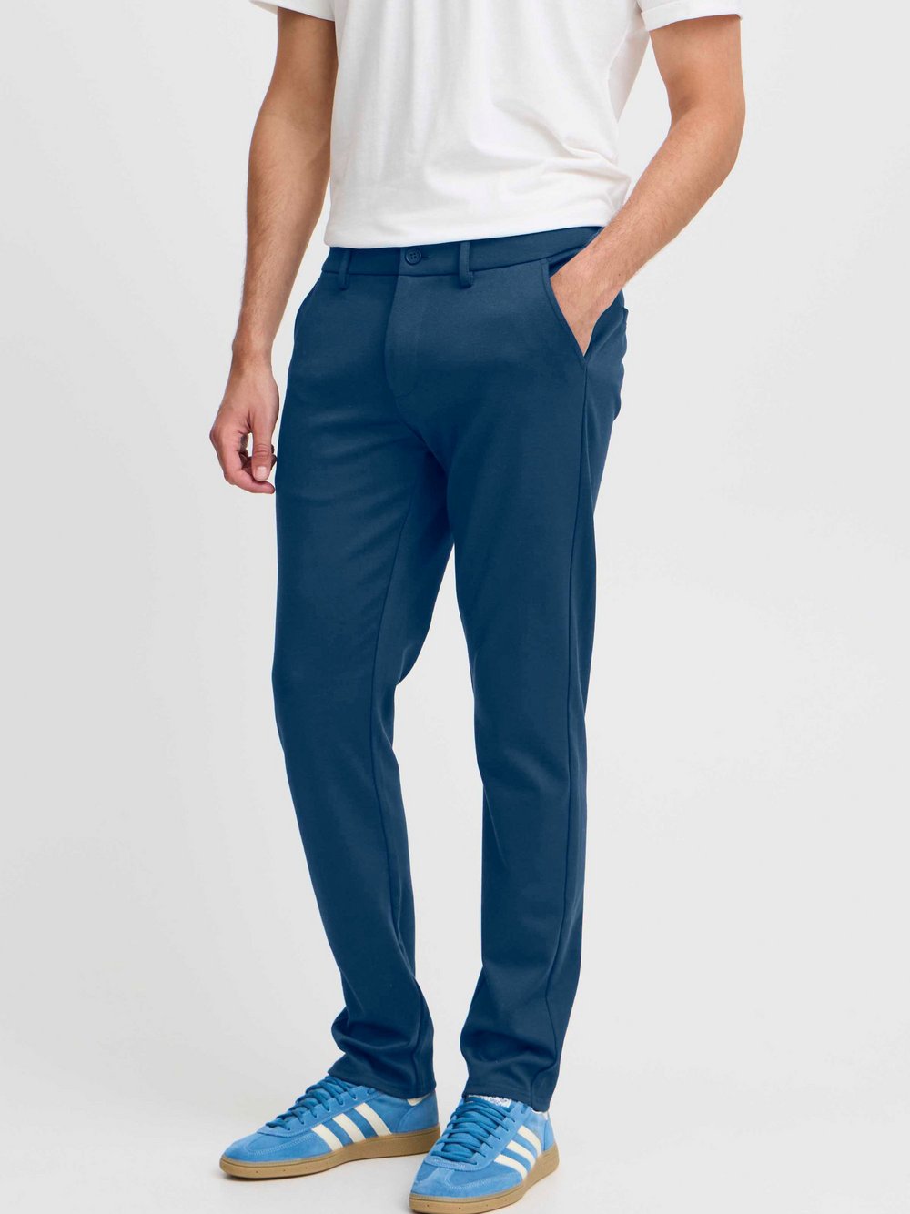 Solid Stoffhose Herren Baumwolle