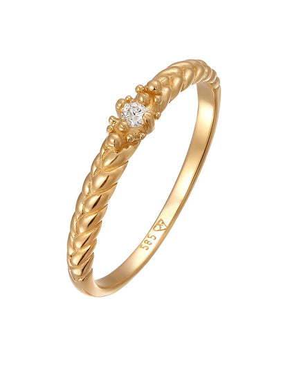 Elli Diamonds Ring Damen Gelbgold