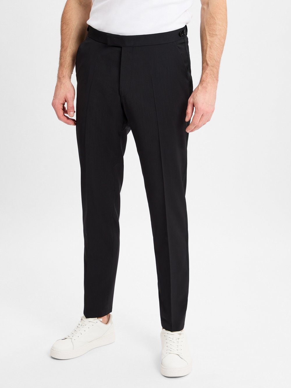 Digel Baukastenanzug-Smoking-Hose aus Schurwolle Herren Modern Fit