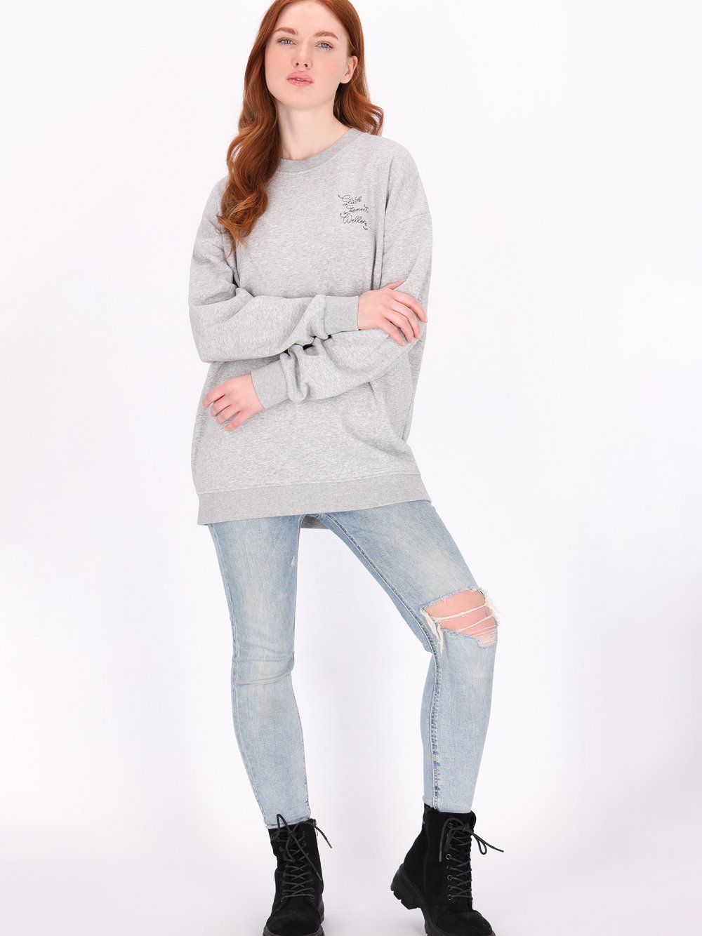 Dreimaster Sweatshirt Damen Baumwolle