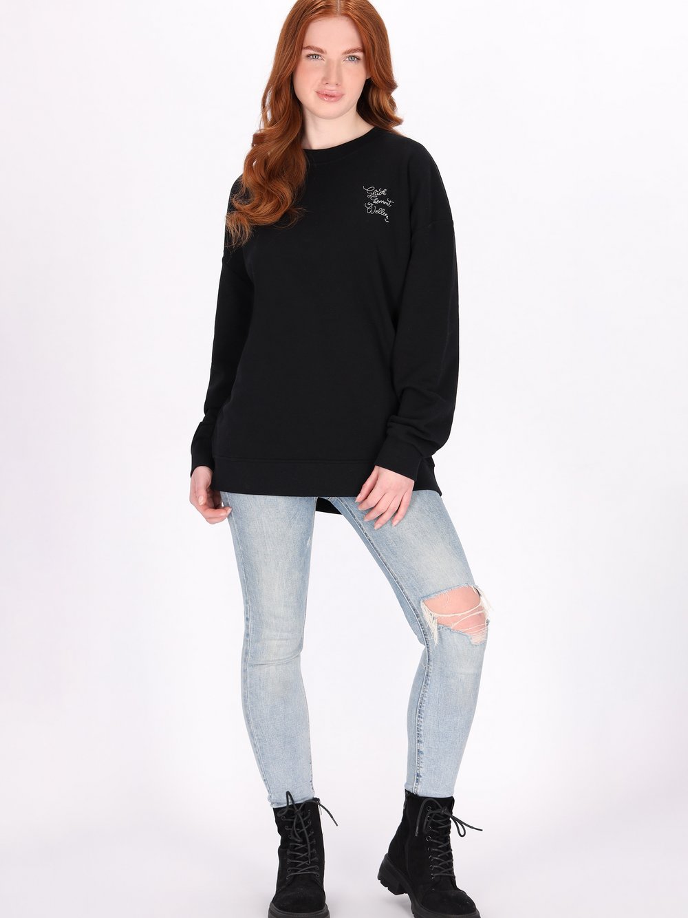 Dreimaster Sweatshirt Damen Baumwolle