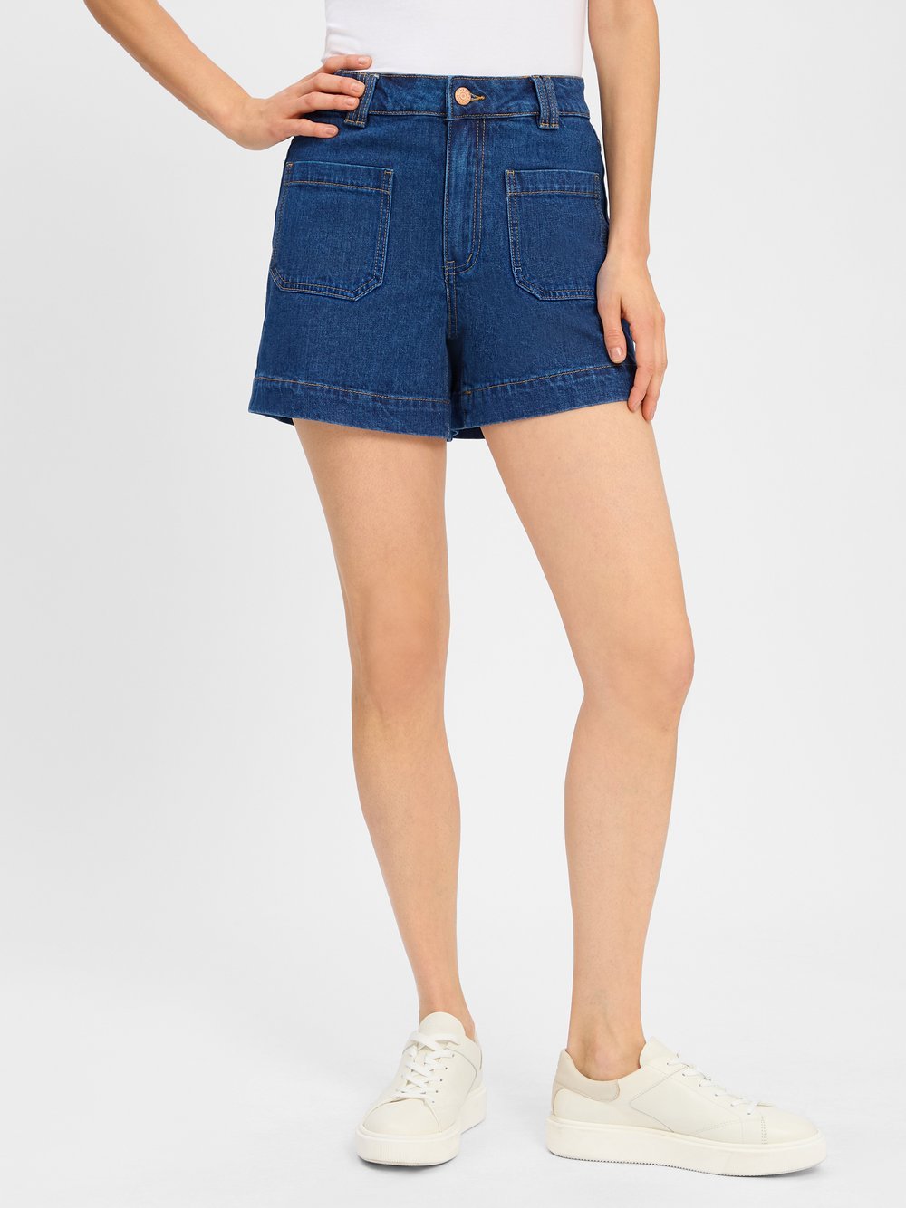 Y.A.S Jeans-Shorts Damen Baumwolle