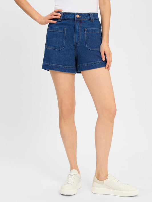 Y.A.S Jeans-Shorts Damen Baumwolle