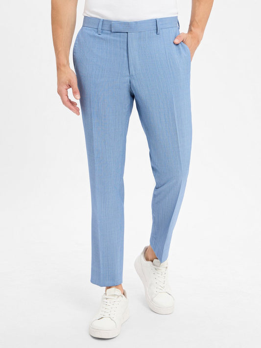 Pierre Cardin Baukasten-Anzughose Herren Regular Fit Schurwolle meliert