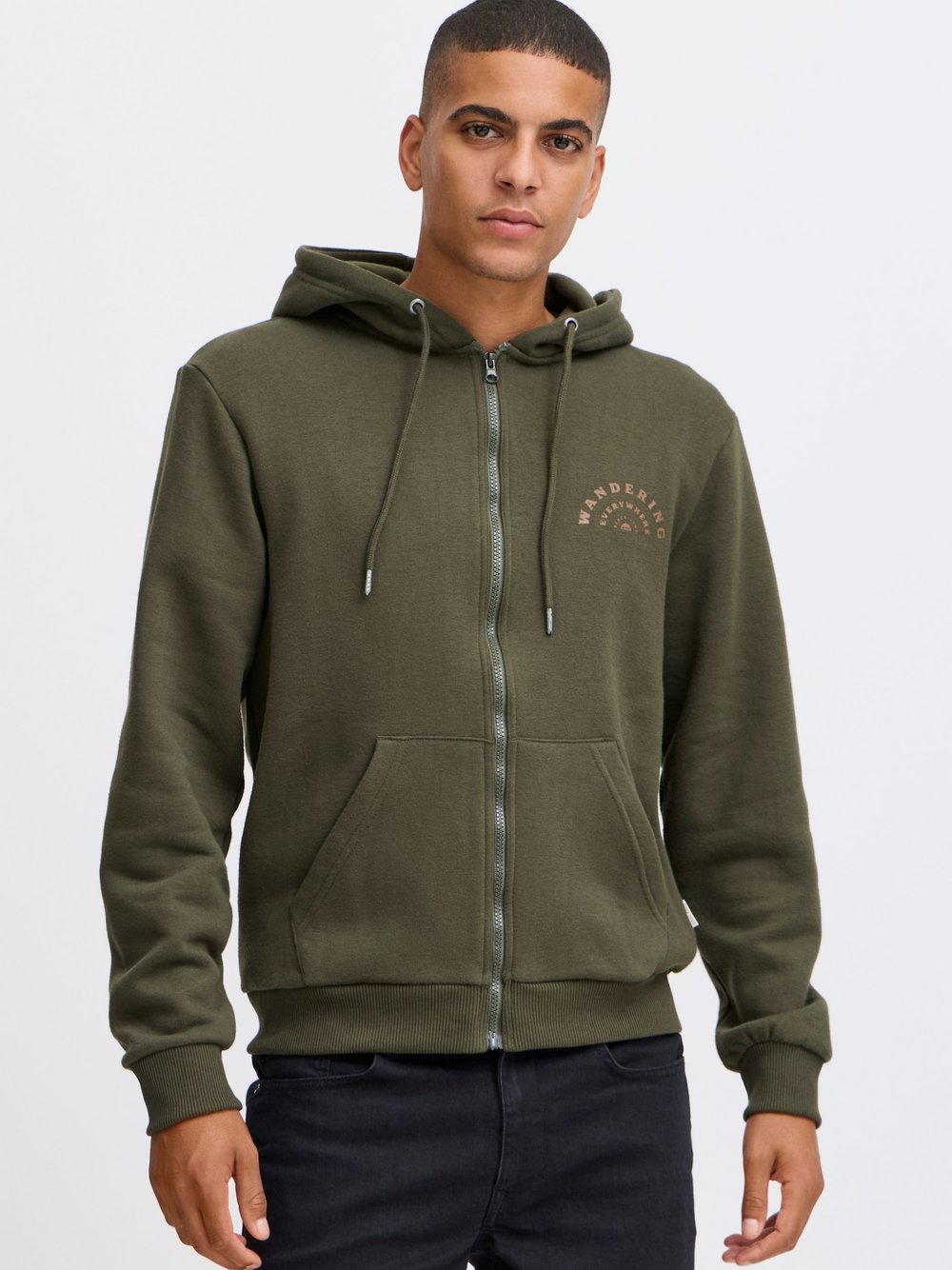 BLEND Sweatjacke Herren bedruckt