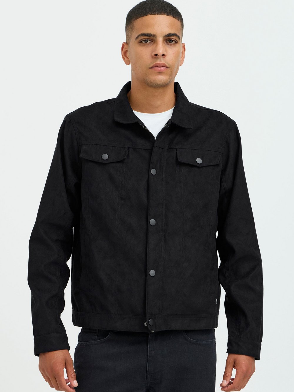 BLEND Lederimitatjacke Herren