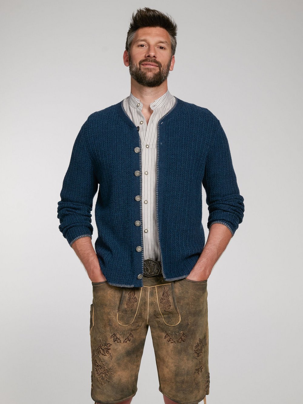 Spieth & Wenksy Trachtenstrickjacke Herren Wolle