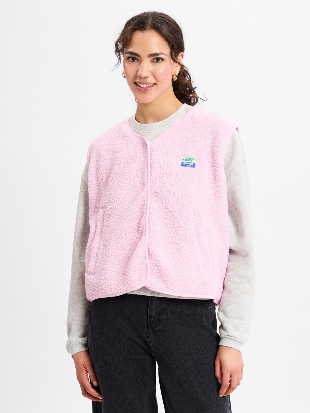 american vintage Weste Damen strukturiert