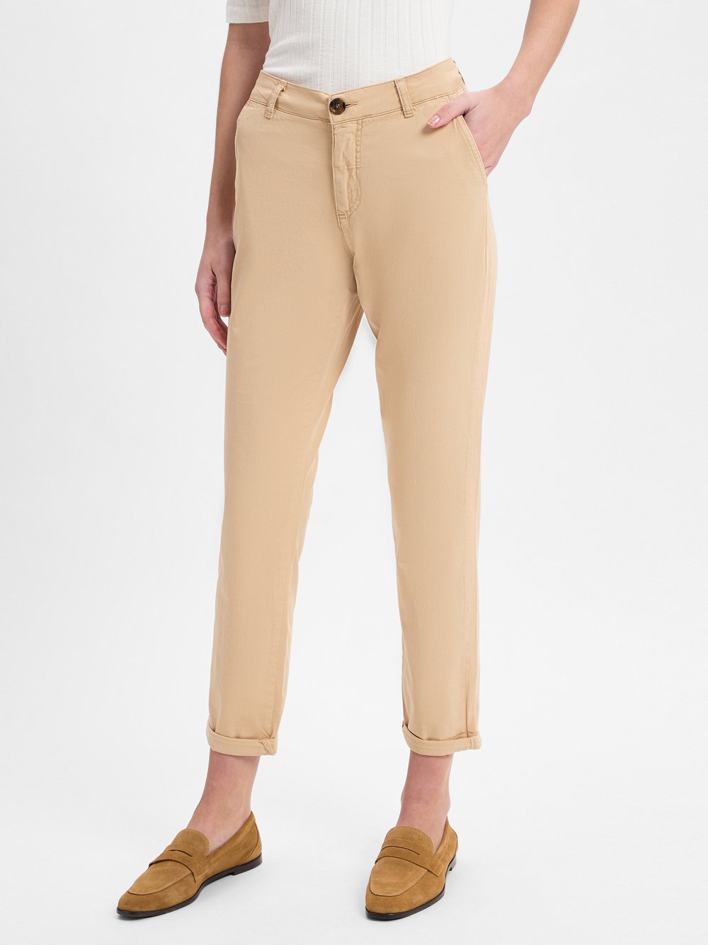 More & More Chinos Damen Baumwolle
