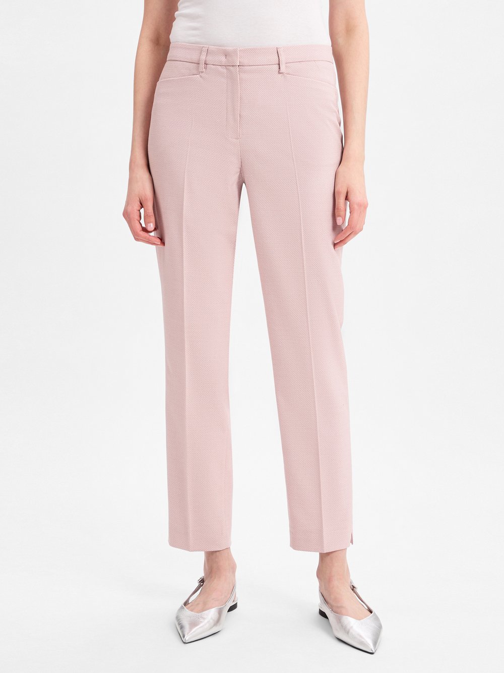 More & More Businesshose Damen strukturiert