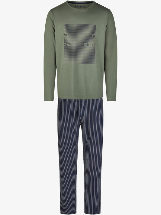 Phil & Co. Berlin Pyjama Herren Jersey bedruckt