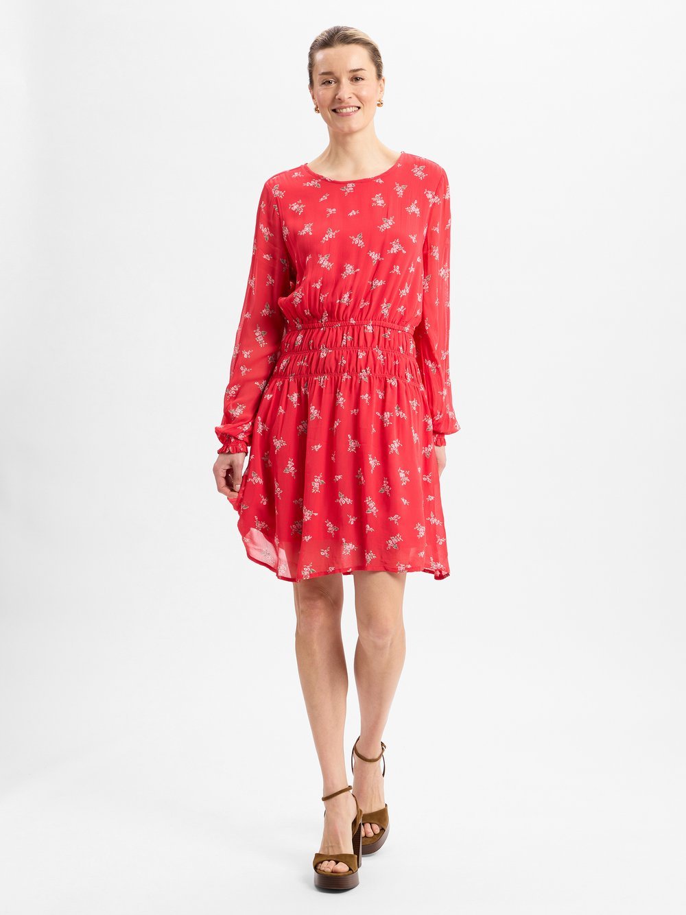 Nümph Freizeitkleid Damen Viskose gemustert