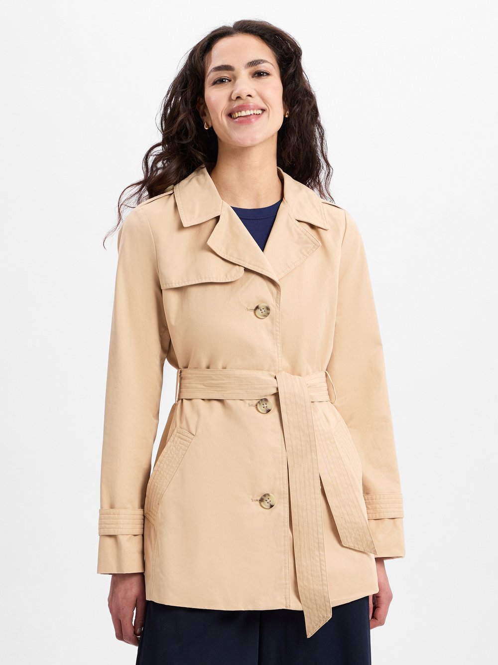s.Oliver Trenchcoat Damen Baumwolle