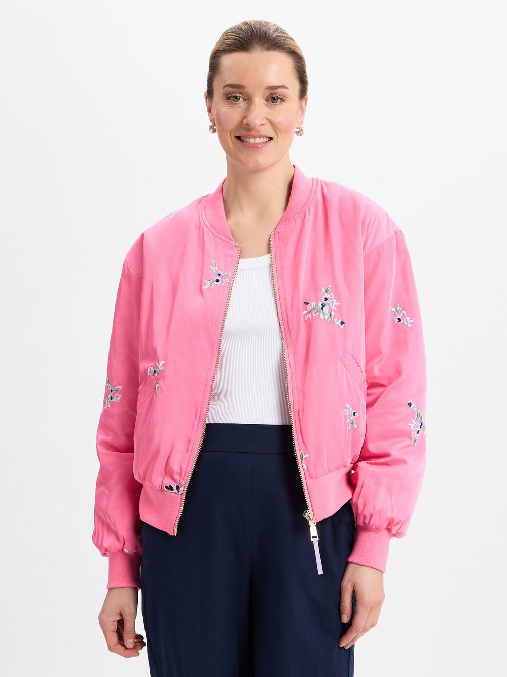 Nümph Blouson Damen gemustert