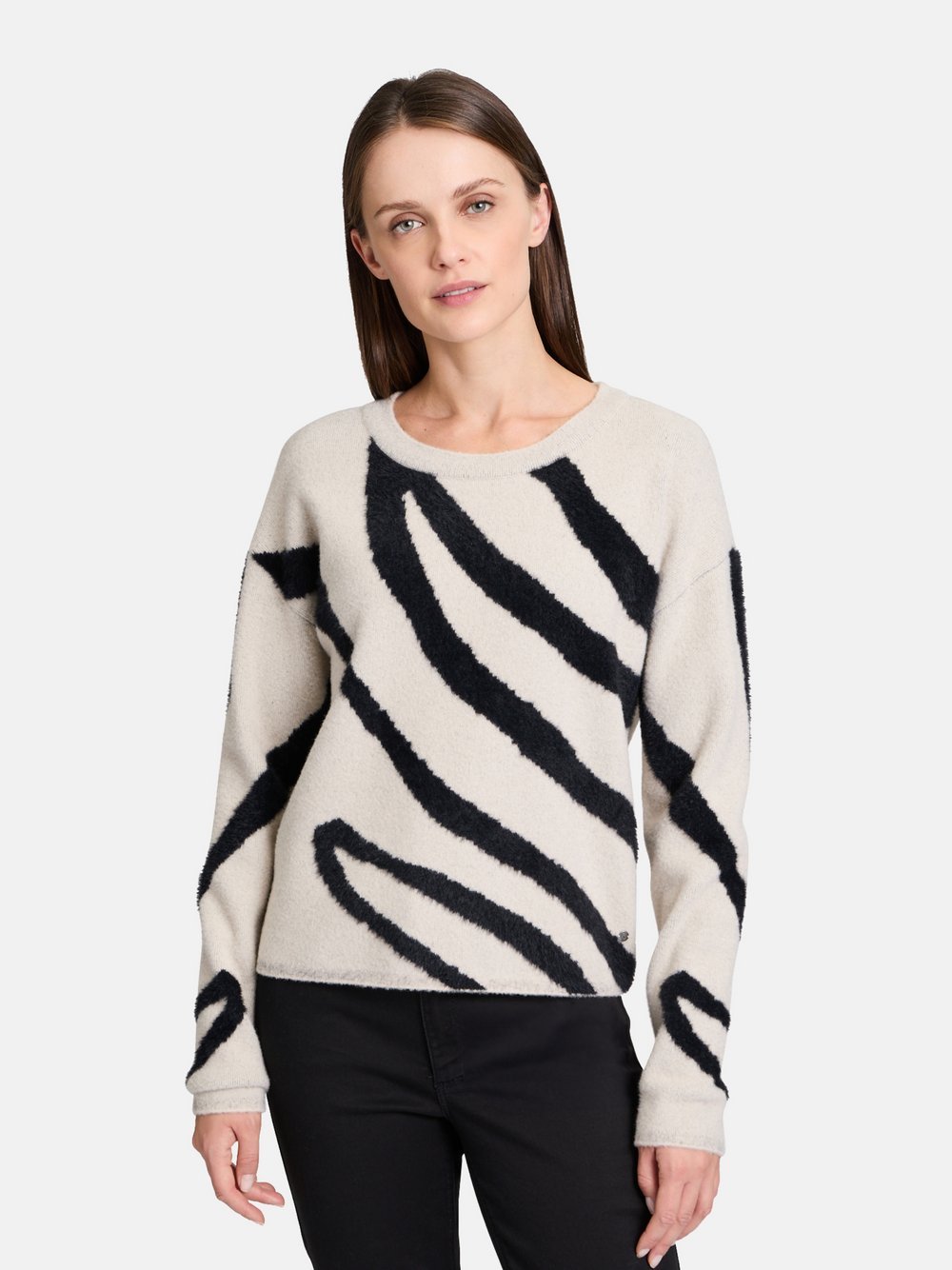 Betty & Co Strickpullover Damen Polyamid gemustert