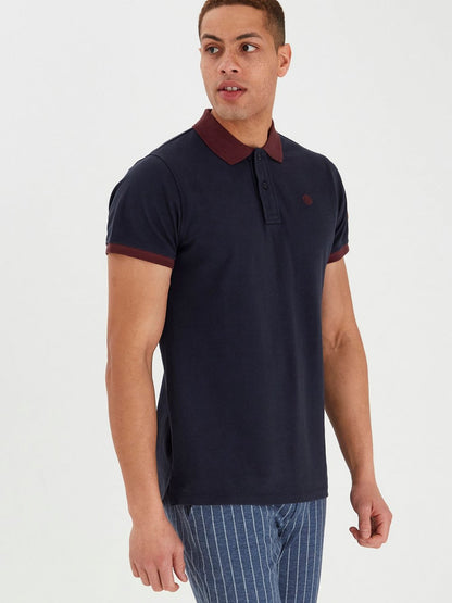 BLEND Poloshirt Herren Baumwolle