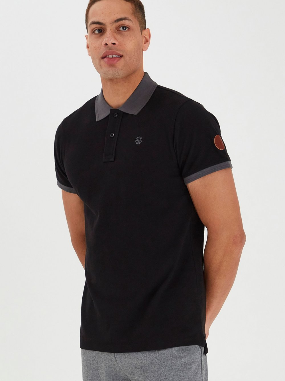 BLEND Poloshirt Herren Baumwolle