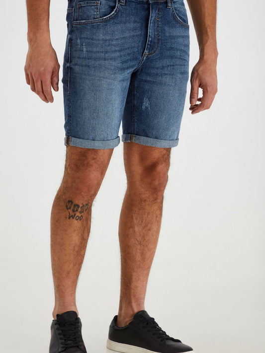 BLEND Jeansshorts Herren Baumwolle