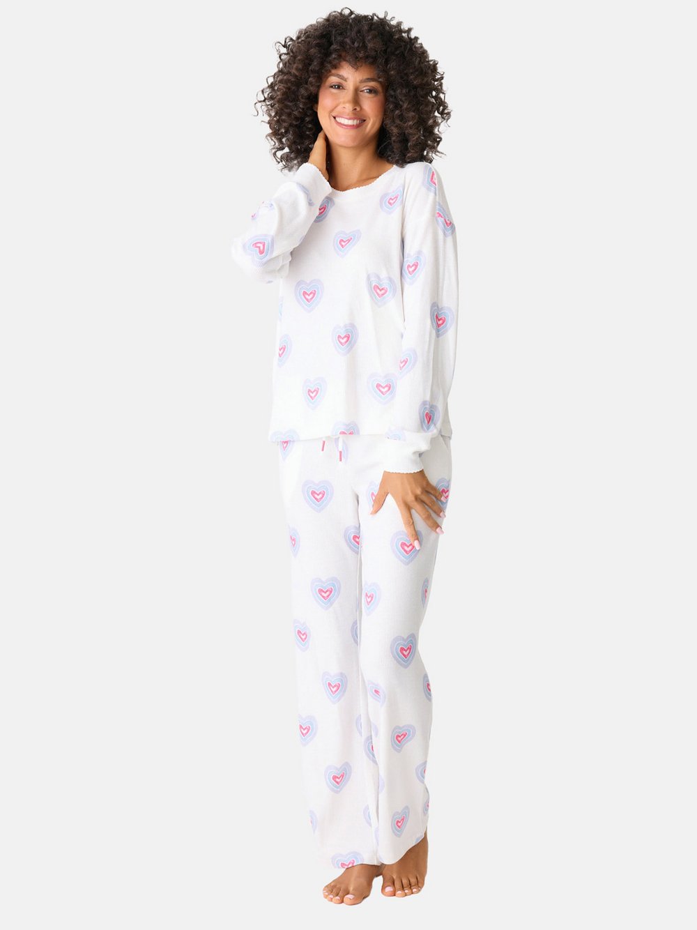 PJ Salvage Pyjamahose Damen gemustert