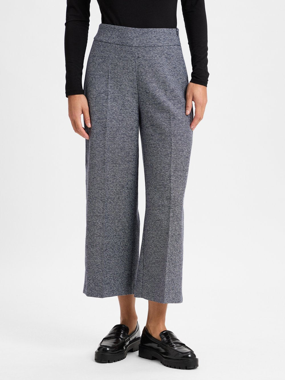 Opus Stoffhose mit Leinen-Anteil Damen meliert