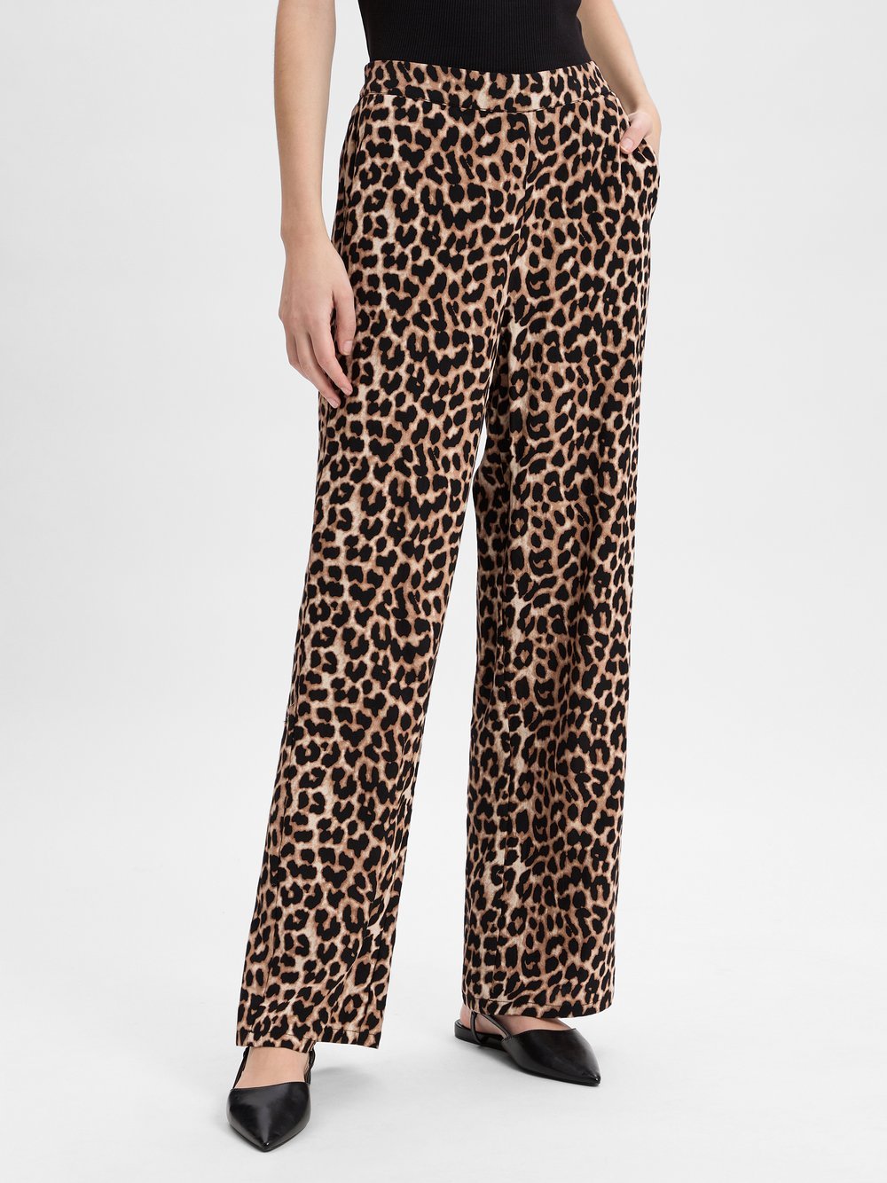 Vila Sommerhose Damen Lyocell gemustert